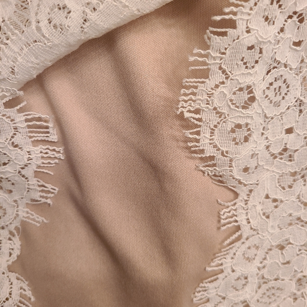 Love,fire blouse size S cream/tan - Picture 4 of 13